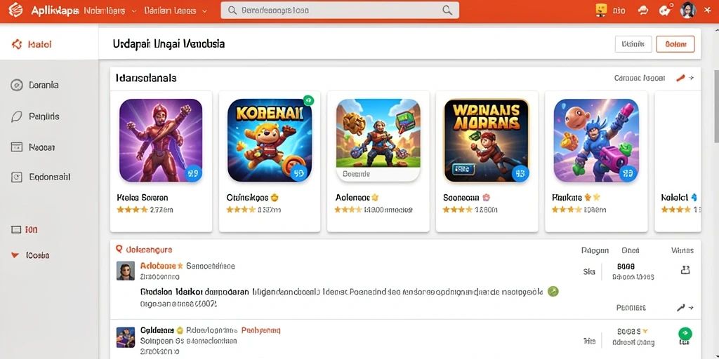 Tampilan antarmuka yang menarik dan modern.