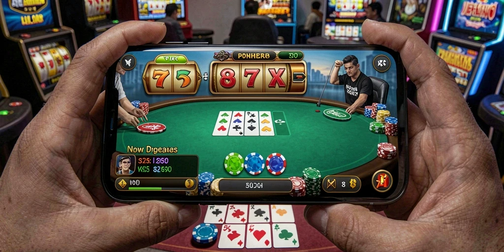 Tampilan permainan slot yang menarik dan penuh warna.