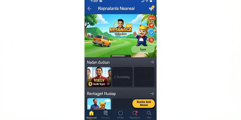 Tampilan grafis yang menawan dan warna cerah.