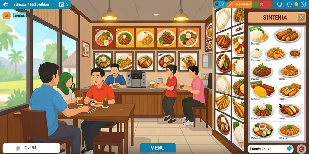 Tampilan antarmuka yang menarik dan user-friendly.