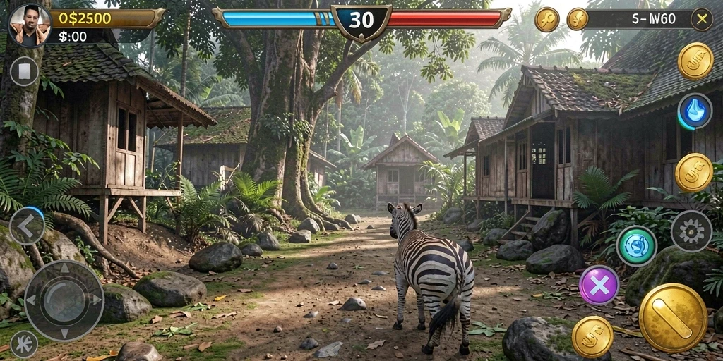 Tampilan menu utama yang menarik dan intuitif.