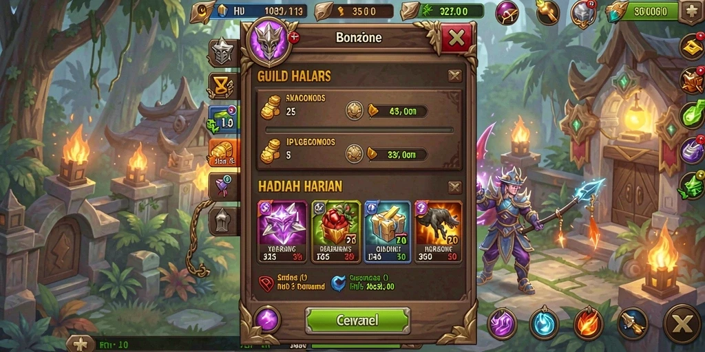 Tampilan utama KLUBIMPIAN yang menarik dan intuitif.