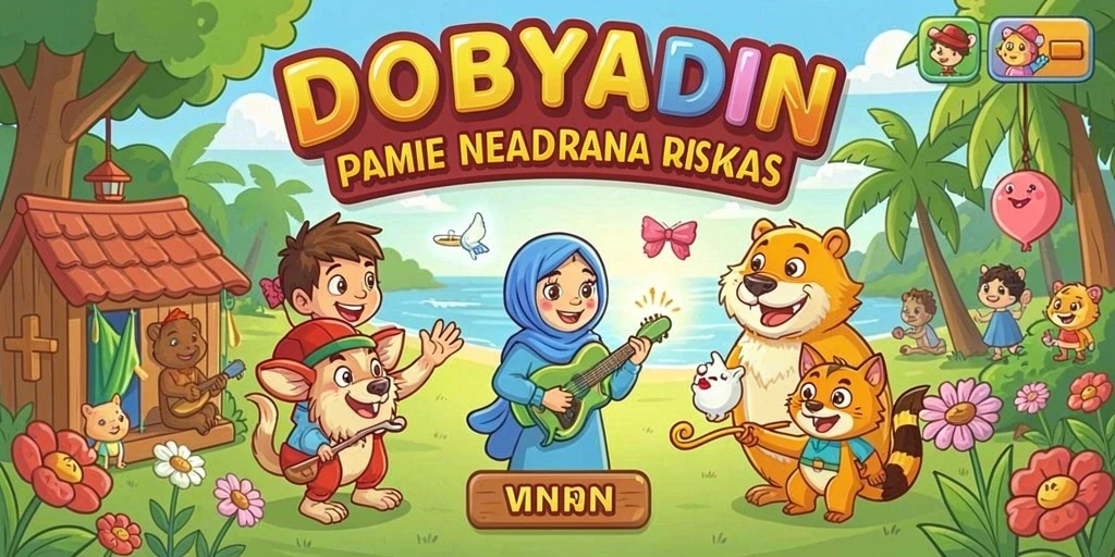 Tampilan antarmuka LUNATOGEL yang sederhana dan menarik.