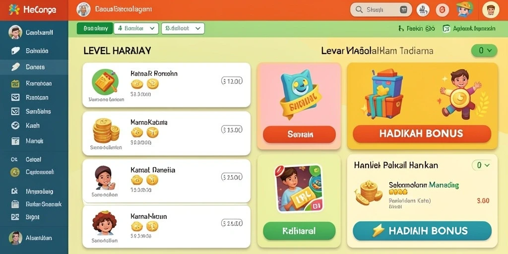 Tangkapan layar menampilkan petualangan seru dalam gameplay.
