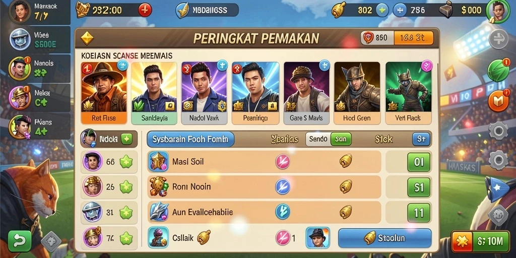 Tampilan antarmuka aplikasi yang menarik dan user-friendly.