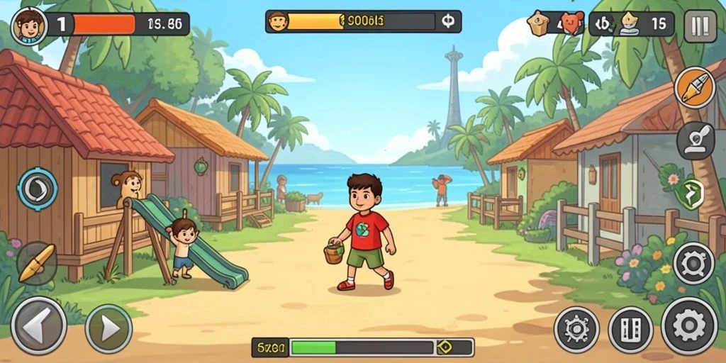 Tampilan awal game PP123 yang menarik.