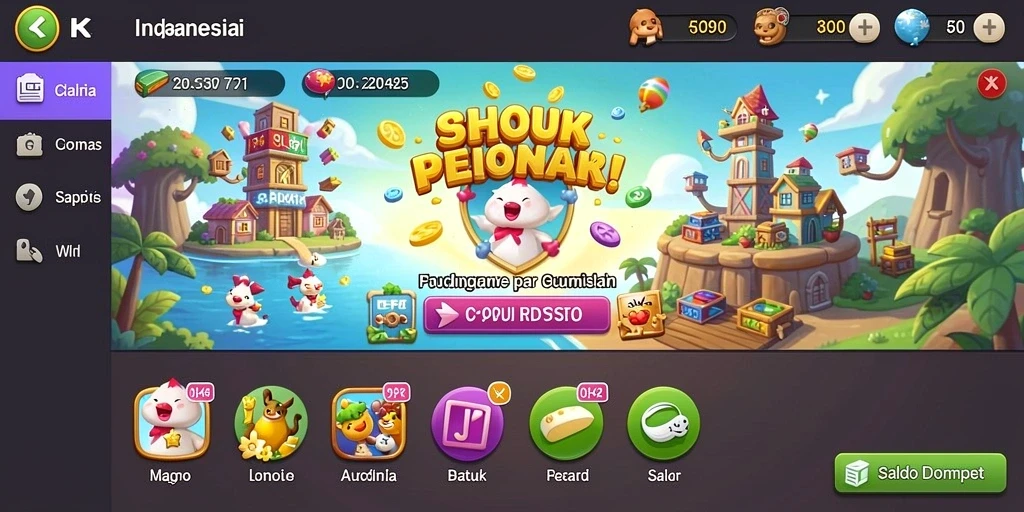 Tampilan antarmuka yang user-friendly dan intuitif.