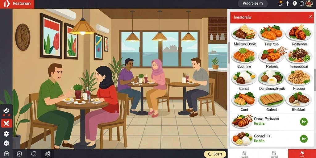 Tampilan antarmuka yang menarik dan user-friendly.