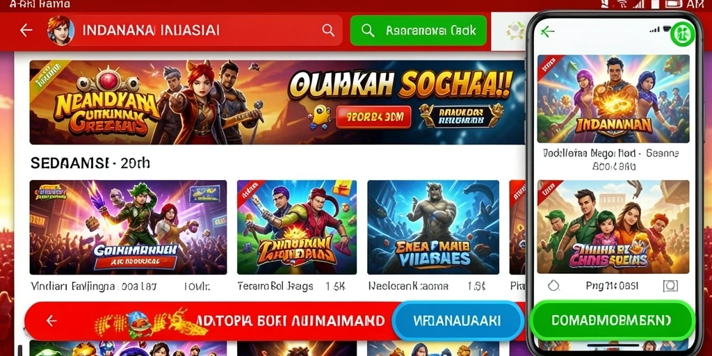Tampilan utama SLOTSRI yang penuh warna dan menarik.