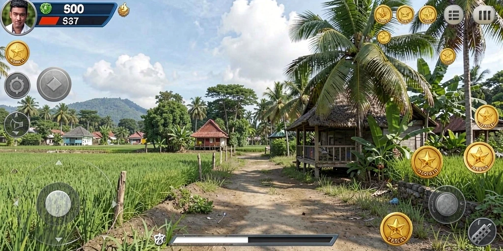 Tampilan antarmuka yang menarik dan modern.